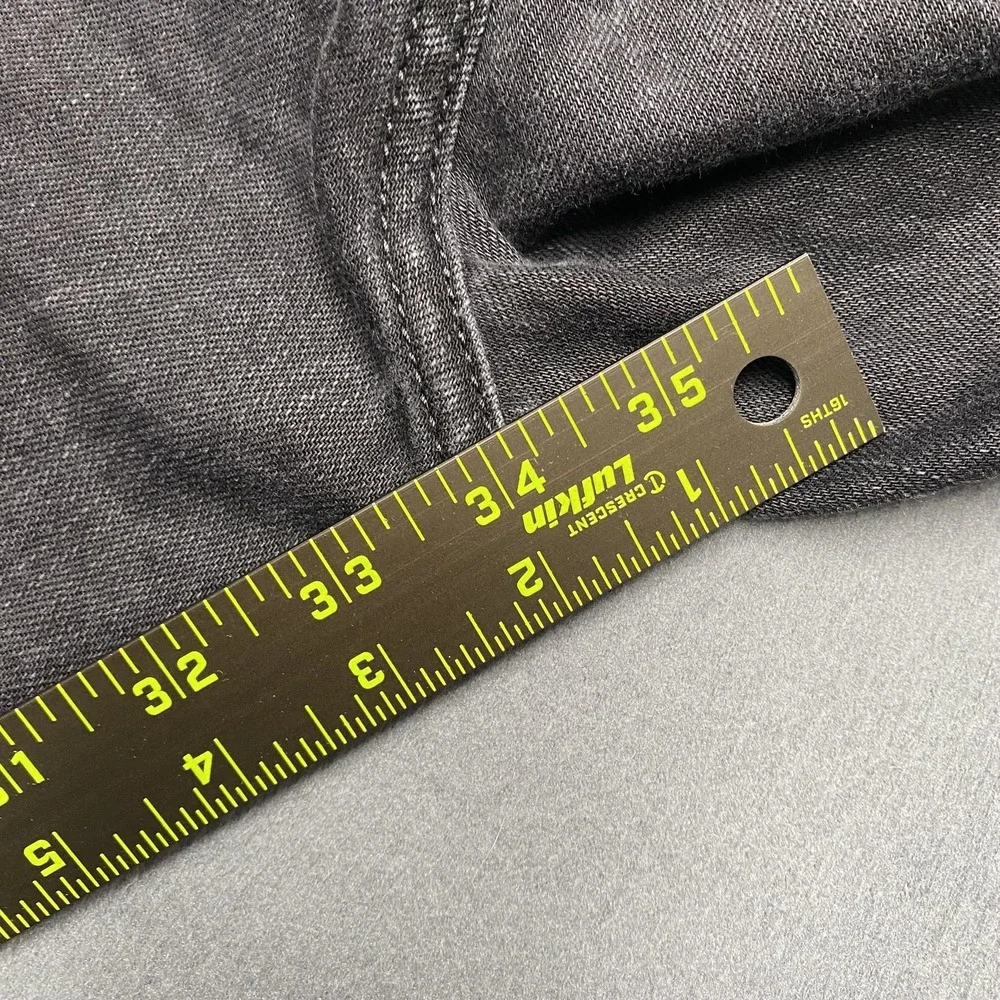 Levis 514 Jeans Mens 36x34 Black Slim Straight Denim Stretch Zip Fly Five Pocket